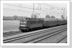 211 007 mit S-Bahnzug in Schönwalde Mai 85